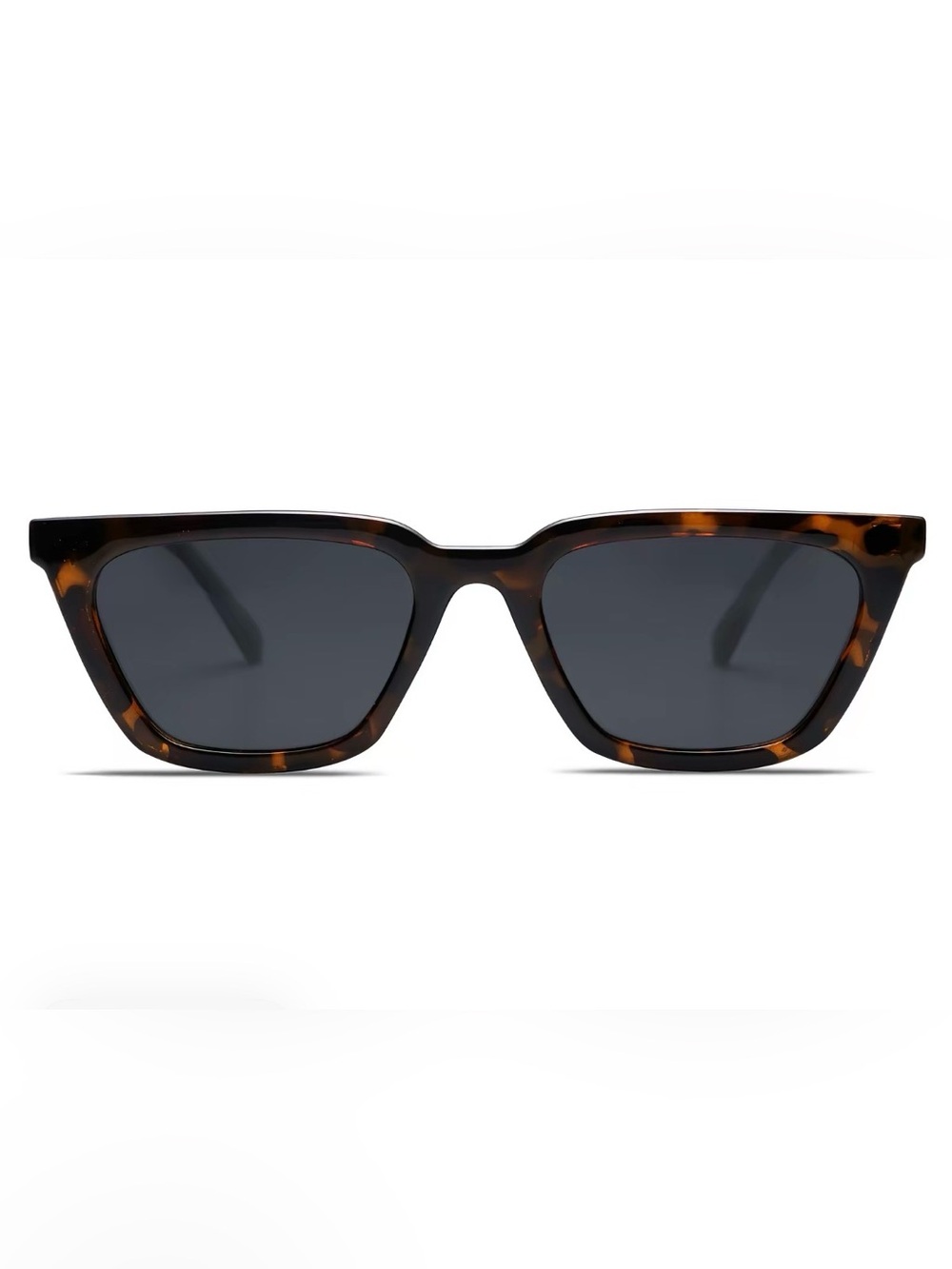 NIB‎ SOJOS Polarized Narrow Square Cateye Sunglasses Tortoiseshell